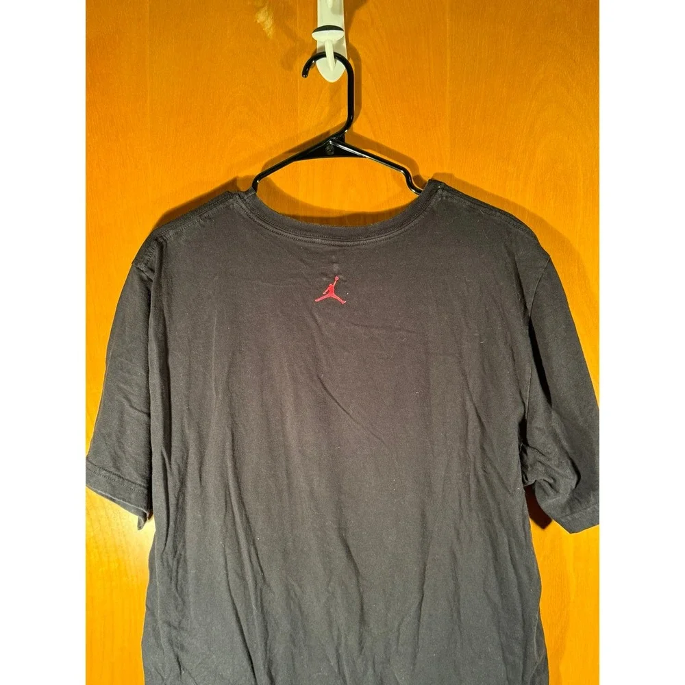 Men's Air Jordan Flight Short Sleeve Black Basketball‎ T-Shirt XL